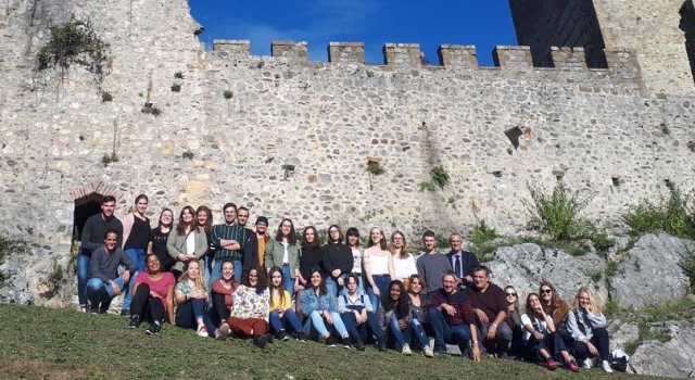 Photo Voyage d'études à Foix, Octobre 2019, promo 2020 du M2 Communication et Territoire.