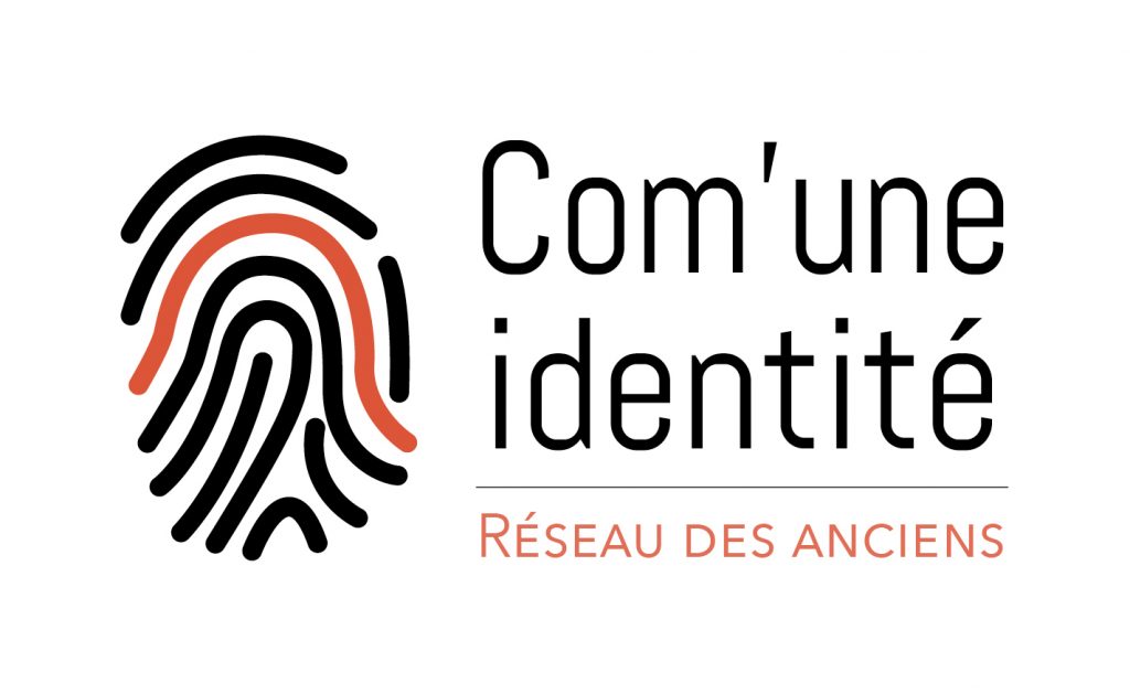 Logo de l'association Com'une identité du réseau des anciens étudiants.