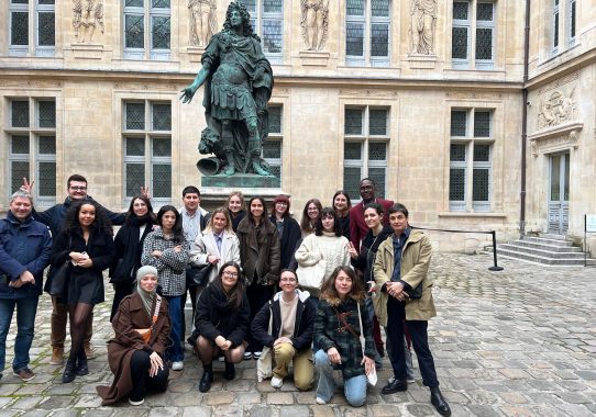 Photo de classe au mussée Carnavalet